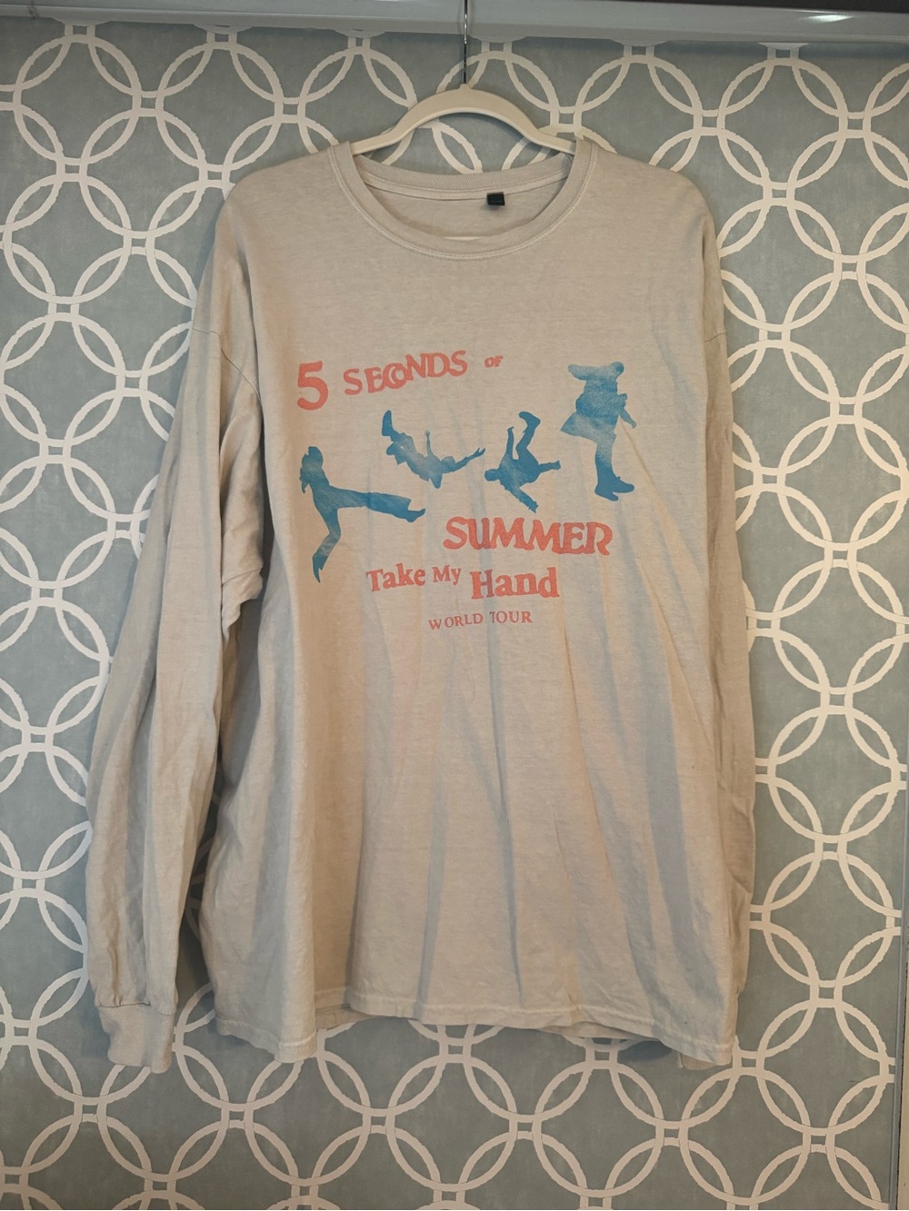 5 Seconds Of Summer Take My Hand Tour long sleeve